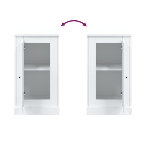 vidaXL Sideboard White 37.5x35.5x67.5 cm Engineered Wood