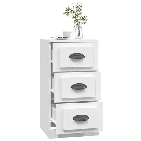 vidaXL Sideboard White 36x35.5x67.5 cm Engineered Wood