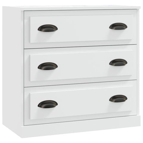 vidaXL Sideboard White 70x35.5x67.5 cm Engineered Wood