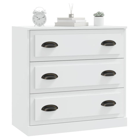 vidaXL Sideboard White 70x35.5x67.5 cm Engineered Wood