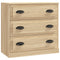 vidaXL Sideboard Sonoma Oak 70x35.5x67.5 cm Engineered Wood