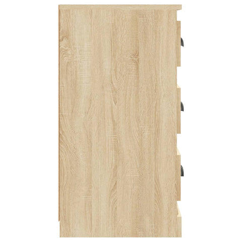 vidaXL Sideboard Sonoma Oak 70x35.5x67.5 cm Engineered Wood