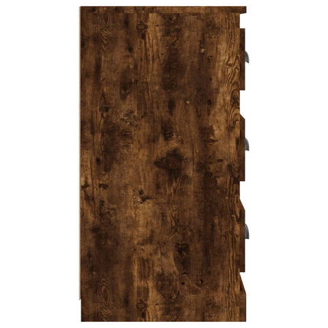 vidaXL Sideboard Smoked Oak 70x35.5x67.5 cm Engineered Wood