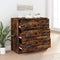 vidaXL Sideboard Smoked Oak 70x35.5x67.5 cm Engineered Wood