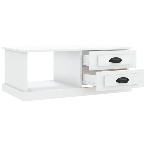 vidaXL Coffee Table White 90x50x35 cm Engineered Wood