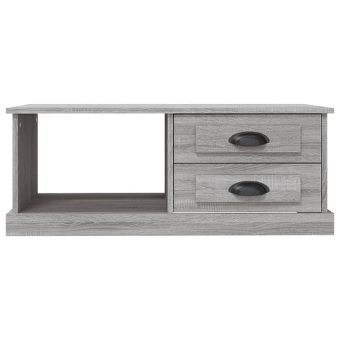 vidaXL Coffee Table Grey Sonoma 90x50x35 cm Engineered Wood