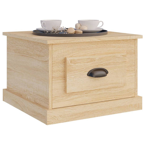 vidaXL Coffee Table Sonoma Oak 50x50x35 cm Engineered Wood