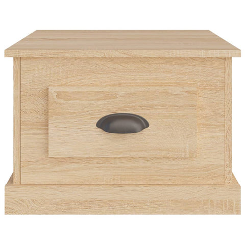 vidaXL Coffee Table Sonoma Oak 50x50x35 cm Engineered Wood