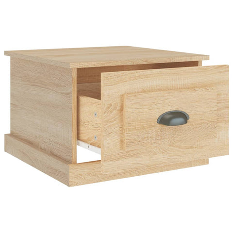vidaXL Coffee Table Sonoma Oak 50x50x35 cm Engineered Wood