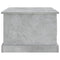 vidaXL Coffee Table Concrete Grey 50x50x35 cm Engineered Wood
