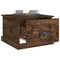 vidaXL Coffee Table Smoked Oak 50x50x35 cm Engineered Wood