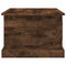 vidaXL Coffee Table Smoked Oak 50x50x35 cm Engineered Wood