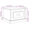 vidaXL Coffee Table Smoked Oak 50x50x35 cm Engineered Wood
