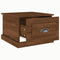 vidaXL Coffee Table Brown Oak 50x50x35 cm Engineered Wood
