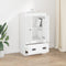 vidaXL Highboard White 60x35.5x103.5 cm Engineered Wood