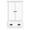 vidaXL Highboard White 60x35.5x103.5 cm Engineered Wood
