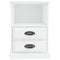 vidaXL Bedside Cabinet White 43x36x60 cm