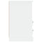 vidaXL Bedside Cabinet White 43x36x60 cm