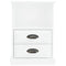 vidaXL Bedside Cabinet High Gloss White 43x36x60 cm