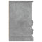 vidaXL Bedside Cabinet Concrete Grey 43x36x60 cm