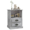vidaXL Bedside Cabinets 2 pcs Concrete Grey 43x36x60 cm