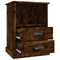 vidaXL Bedside Cabinets 2 pcs Smoked Oak 43x36x60 cm