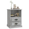 vidaXL Bedside Cabinet Grey Sonoma 43x36x60 cm