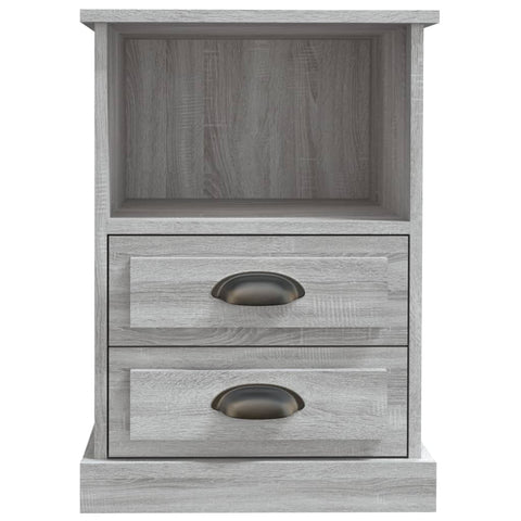 vidaXL Bedside Cabinet Grey Sonoma 43x36x60 cm