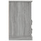 vidaXL Bedside Cabinet Grey Sonoma 43x36x60 cm