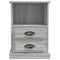 vidaXL Bedside Cabinets 2 pcs Grey Sonoma 43x36x60 cm