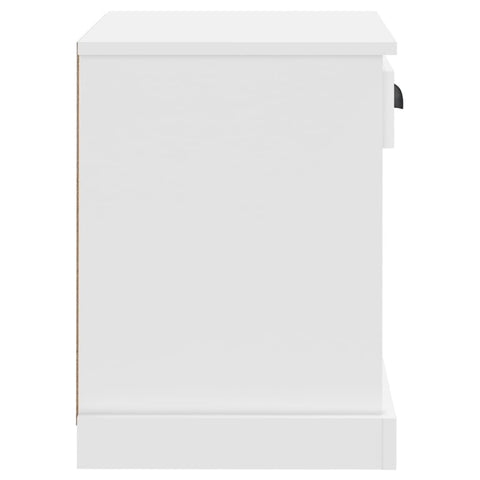 vidaXL Bedside Cabinet White 43x36x50 cm