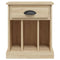 vidaXL Bedside Cabinets 2 pcs Sonoma Oak 43x36x50 cm
