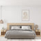 vidaXL Bedside Cabinets 2 pcs Sonoma Oak 43x36x50 cm