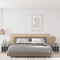 vidaXL Bedside Cabinets 2 pcs Concrete Grey 43x36x50 cm