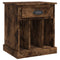 vidaXL Bedside Cabinet Smoked Oak 43x36x50 cm