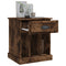vidaXL Bedside Cabinet Smoked Oak 43x36x50 cm