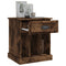 vidaXL Bedside Cabinets 2 pcs Smoked Oak 43x36x50 cm