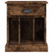 vidaXL Bedside Cabinets 2 pcs Smoked Oak 43x36x50 cm