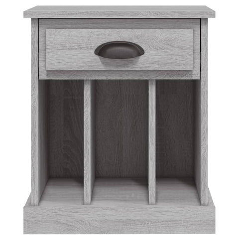 vidaXL Bedside Cabinet Grey Sonoma 43x36x50 cm
