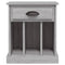 vidaXL Bedside Cabinet Grey Sonoma 43x36x50 cm