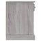 vidaXL Bedside Cabinet Grey Sonoma 43x36x50 cm