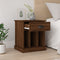 vidaXL Bedside Cabinets 2 pcs Brown Oak 43x36x50 cm