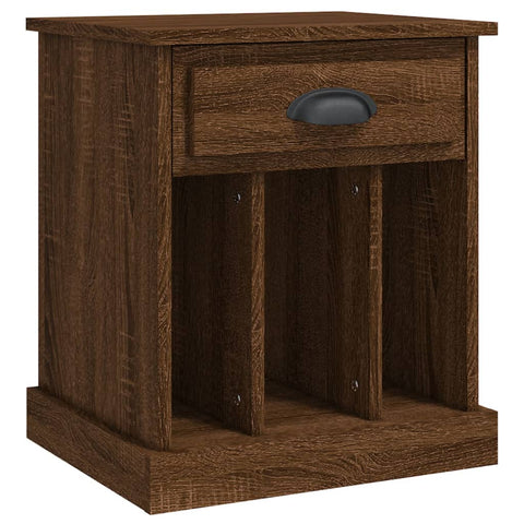 vidaXL Bedside Cabinets 2 pcs Brown Oak 43x36x50 cm
