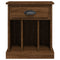 vidaXL Bedside Cabinets 2 pcs Brown Oak 43x36x50 cm
