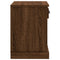 vidaXL Bedside Cabinets 2 pcs Brown Oak 43x36x50 cm