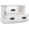 vidaXL Bedside Cabinet High Gloss White 60x39x45 cm