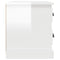 vidaXL Bedside Cabinet High Gloss White 60x39x45 cm