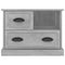 vidaXL Bedside Cabinet Concrete Grey 60x39x45 cm