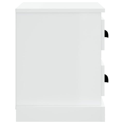 vidaXL Bedside Cabinet White 60x35.5x45 cm