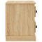 vidaXL Bedside Cabinet Sonoma Oak 60x35.5x45 cm